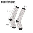 thumbnail image 4 of Fotbe Orchids Flowers print Women's Men's Novelty Crew Socks Cotton Socks Knee High Socks for Walking,Running,Nurses,Pregnancy, 4 of 8