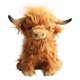thumbnail image 2 of 25cm Simulated Scottish Highland Cow Plush Toy Blue Variant Cute Fairy Calf Baby Animal Child Birthday Christmas Gift, 2 of 5