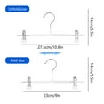 thumbnail image 4 of Sentmoon Laundry Racks for Drying Clothes Dip Plastic Seamless Pants Rack Non Slip Thick Telescopic Pants Clip Multi Functional Household Hanger Stainless Steel Non Slip Pants Rack, 4 of 8