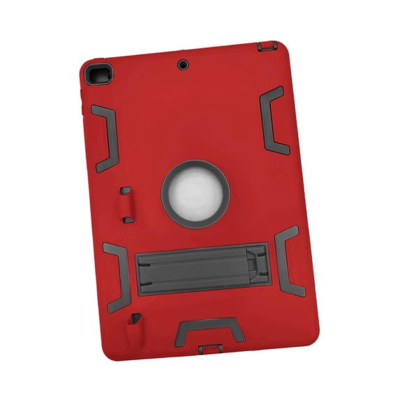 Almencla Tablet Cover Silicone with Pencil Holder Accessories Easy to Use 3 in 1 Bags Red