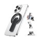 thumbnail image 1 of wonima11 Double-Sided Magnetic Phone Stand Grip, Strong Magnetic Kickstand Desk Holder for Mag&Safe and Smartphone, Foldable Adjustable Design, Black, 1 of 1