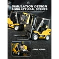 thumbnail image 6 of 1: 64 alloy forklift with plate car remote control: multi-channel control, 2-in-1 fork hook deformation, suitable for adults, children, boys and girls, 6 of 8