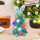 thumbnail image 5 of Decoraciones de Pascua, adornos de Pascua, regalos de Pascua, decoraciones para el árbol del conejito de Pascua, adorno brillante de conejo de Pascua de primavera, árboles de conejo de Pascua de resin, 5 of 6