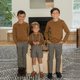 thumbnail image 2 of Ap Boys Mix N Match-Conjunto de ropa para niños, suéter de tres colores, Polo, pantalones y monos a cuadros estirados para bebés, otoño 2024, #7703, 2 of 4