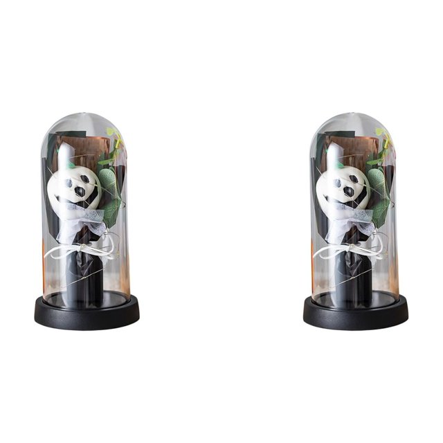 Desktop Ornament Pumpkin Night Light Craft Enchanted Resurrection Figurine for Holiday Celebrations,2-Pack
