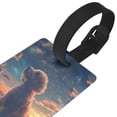 thumbnail image 3 of Sikiie Starry Sky Cloud Puppy Luggage Tags Privacy Cover ID Label Suitcase Tags Identifiers For School Bags,Suitcases, 3 of 7