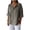 Beige, variant on Staron Women's Casual Loose V-Neck 3/4 Sleeve Button Up Blouse Solid Color Basic Comfy Relaxed Fashion Top, Black S