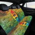 thumbnail image 4 of Kaleidoscope Mandala Colorful Floral Boho Car Rear Seat Cover Accessories Universal Fit Car Seat Covers Durable, 4 of 6