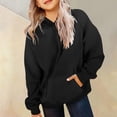 thumbnail image 2 of Splozh Hoodies for Girls Hoodies for Teen Girls Trendy Preppy Tween Girls Hooded Sweatshirt Long Sleeve Shirts Cute Clothes with Pocket,Black,9-10 Years, 2 of 8