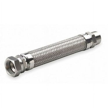 Hose Master Flexible Metal Hose Assembly,1/2"I.D.12" G050SHXJ120