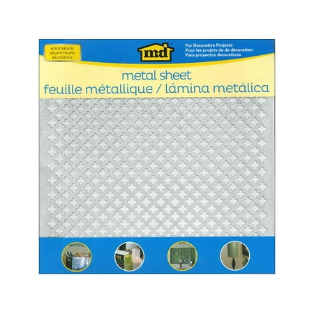 MD Metal Sheet 12x12" Aluminum Cloverleaf