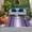 Purple, variant on Purple Ombre Stripe Outdoor Rug 4x6 Ft, Non Slip Washable Area Rug, Farmhouse Simple Striped Patio Rugs Carpet Runner, Large Floor Mat for Indoor/Outdoor Deck Porch Camping