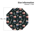 thumbnail image 2 of Leather Coasters with Heat-resistant for Drinks, Baby Sloths On Christmas Ball -标题2 Octagon, 2 of 5