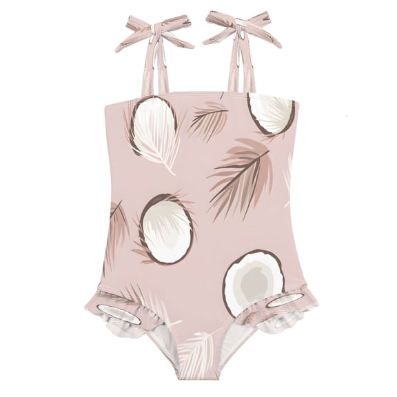 DIXRUYEE Swimsuit One Piece swimwear Coconut of Pattern