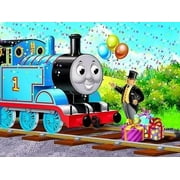 THOMAS TRAIN edible party 1/4 Sheet Image Frosting Cake Topper decoration birthday