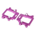 thumbnail image 4 of 2x Metal 102060 Soporte de brazo Caja engranajes delanteros 02022 para actualización de piezas RC HSP 1:10 Púrpura, 4 of 6
