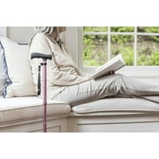 HurryCane Freedom Edition Folding Cane with T Handle, Pastel Pink