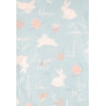 thumbnail image 3 of Every Bunny Welcome Happy Easter Collection Vinyl Flannel Backed Tablecloth 52" x 52" Square, 3 of 3