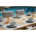 thumbnail image 6 of Laguna 7-Piece Eucalyptus Wood Outdoor Patio Furniture Dining Set w/ Dining Table and 6 Dining Armchairs, 6 of 6