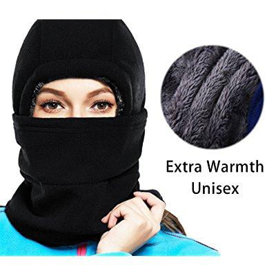 mikk balaclava ski mask - cold weather face mask motorcycle neck warmer or tactical balaclava hood - plus velvet - ultimate thermal retention in the outdoors super - (Best Motorcycle Neck Warmer)