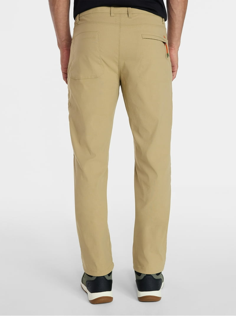 Ozark Trail Men's Hiking Pants, Sizes 30-46, Stretch, Water