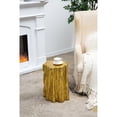 thumbnail image 3 of Golden Stool in Tree Trunk Shape | Gleaming Addition to Modern Interiors | Durable Magnesium Material | Fixes Dull Seating Options, 3 of 3
