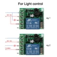 thumbnail image 3 of Yeacher Smart Home 433Mhz DC 1CH Wireless Remote Switch Relay Receiver Universal Remote Control Switch Module and RF Remote Controls 1527, 3 of 8