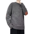 thumbnail image 1 of MIASHUI Tricot Automne Hiver pour Hommes Mode Tendance Vêtements Simples Style Décontracté Confortable Gris,TTTG, 1 of 4