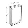 thumbnail image 3 of Azar Displays 104433 Clear Acrylic Magnetic Photo Frame Block 4" x 6" Vertical/Horizontal, 3 of 3