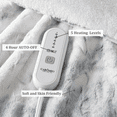 thumbnail image 6 of Festisoul Heated Blanket Electric Throw, 50"x60" Soft Tufted Electric Blanket, Machine Washable Thicken Velvet Heating Blanket Throw, 6 of 8