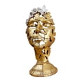 thumbnail image 3 of Figura con rostro humano, adorno, decoración del hogar, escultura abstracta, moderna Oro, 3 of 9