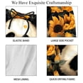 thumbnail image 4 of luoweisi Men's Beach Shorts Quick Dry Swim Trunks with Mesh Lining Panda Sunflower 2XL, 4 of 5