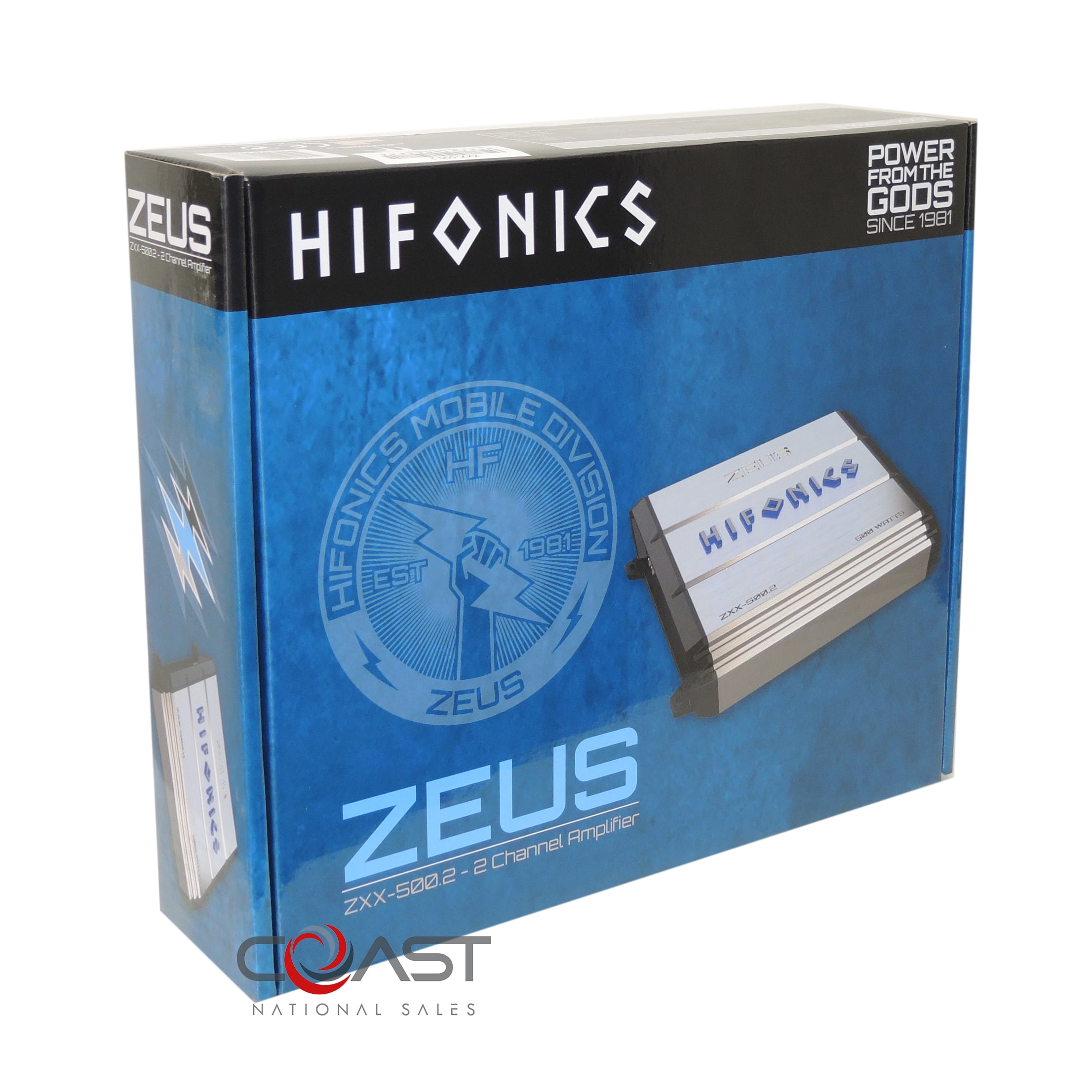 Hifonics Zeus ZXX-500.2 - Car - amplifier - 2-channel - Walmart.com