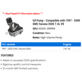 thumbnail image 2 of Pump - Compatible with 1997 - 2000 GMC Savana 3500 7.4L V8 1998 1999, 2 of 2