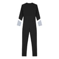 thumbnail image 5 of Jhaoyu Women One Piece Front Zippy Swimsuit Full Body Rash Guard Modest Swimwear Surf Wetsuit UPF 50+ Black S, 5 of 6