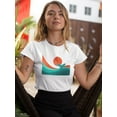 thumbnail image 2 of Image Conscious Whale Tail In The Sunset T-Shirt Womens -Jay Fleck Designs, Female Regular Fit, 2 of 4