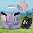 thumbnail image 6 of Haosy Lilac Marble Golf Mallet Putter Cover Strong Magnetic Leather Golf Club Headcover Closure, 6 of 7