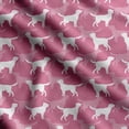 thumbnail image 1 of Soimoi Dog Print,Cotton Poplin, Sewing Fabric Sold by The Yard 42 Inch Wide,Sewing Craft Quilting/Quilt Making Fabric, Pink&White, 1 of 5
