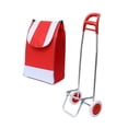 thumbnail image 3 of Colaxi Shopping Cart with Wheels,Folding Grocery Cart Grocery Cart Trolley Bag Rolling Shopping Bag for Moving, Home,Seniors,Camping White Single Wheel, 3 of 8