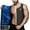 Gray, variant on RDX Men's Sauna Vest Heat Trapping Sweat Waist Trainer - REACH OEKO TEX 100 Certified Body Shaper - Weight loss Trimmer Hot Corset Slimming Zipper Pullover - Gym Workout Fitness Tank Top