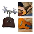 thumbnail image 2 of Professional Anti Vibrations Guitar Support Adjustable Clamp Nonslip Base Metal Texture Present for Classical Player, 2 of 9