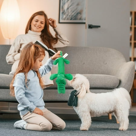 

YiBai Pet Toys Dogs Grinding Their Teeth Biting And Making Noise Toys Green Children s Day