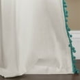 thumbnail image 2 of Lush Decor Linen Pom Pom Window Curtain Set, 2 of 2
