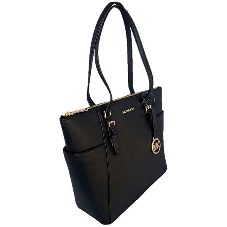 charlotte large saffiano leather top zip tote bag