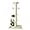 Beige 32inches, variant on 32" Tall Cat Scratching Post Sisal Scratch Posts with Hanging Ball and Self-Massage Brush Vertical Scratcher for Indoor Cats and Kittens(Light-Gray 32inches)