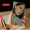 thumbnail image 3 of Gecau Smart Leather Flip Clear View Mirror Case Cover For 12 Mini 5.4in High Durability Silver Home Essentials, 3 of 5