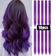 thumbnail image 1 of Typpkmm 10 Uds. Extensiones SintéTicas De Pelo De Colores Clip Colorido En El Cabello Extensiones De Cabello Liso SintéTico De 22 Pulgadas Para NiñOs, 1 of 7