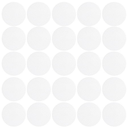 

30pcs Plastic Mesh Sheets Embroidery Yarn Crafting Round DIY Mesh Sheets