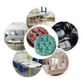 thumbnail image 6 of LHWEN Painted Thickened Chair Cushion for Hip Soft Square Lattice Cotton Seat Pad for Home Car Coccyx Sciatica Back Comfortable Polyester Fiber Pearl Cotton Filling 15.7x15.7x3.15 Inches Machine, 6 of 7
