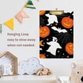 thumbnail image 5 of FMSHPON Halloween Ghost Bat Jack O Lantern Stars Clipboard Hardboard Wood Nursing Clip Board and Pull for Standard A4 Letter 13x9 inches, 5 of 5